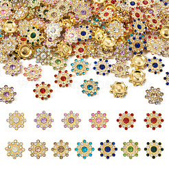 260 Stück 13 Stil CCB Kunststoff mit Strass Cabochons FIND-CW0001-10