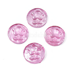Sprühlackierte Cabochons aus transparentem Harz CRES-S302-64-A03