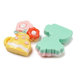 Undurchsichtige Decoden-Cabochons aus Harz CRES-R200-05
