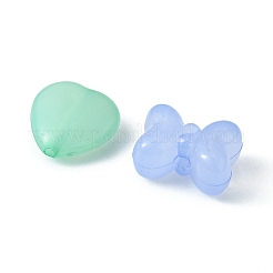 375шт 11 стиля прозрачные акриловые бусины&nbsp;JACR-FS0001-01