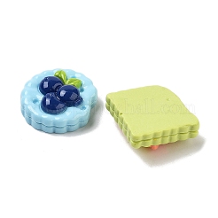 Süße opake Harz-Imitat-Lebensmittel-Decoden-Cabochons RESI-S02-07