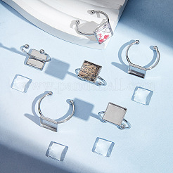 DIY-Set zur Herstellung von quadratischen Manschettenringen DIY-UN0005-39