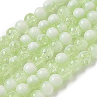 Стеклянные бусины кракле&nbsp;GLAA-U001-6mm-09