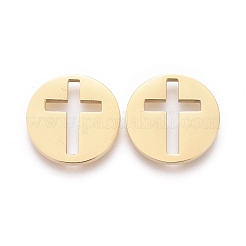 Ionenplattierung (IP) 304 Edelstahl Hohlcabochons STAS-H100-06G