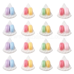 30 Stück undurchsichtige Lebensmittel-Cabochons aus Kunstharz RESI-CJ0003-63