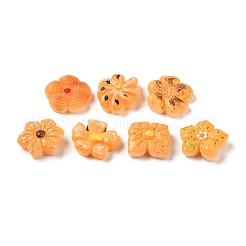 Undurchsichtige Decoden-Cabochons aus Kunstharzimitat für Lebensmittel RESI-S396-18