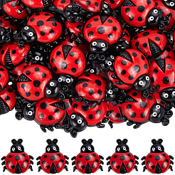 40 Stück Insektenmotiv opake Decoden-Cabochons aus Resin RESI-SC0005-88