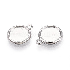Cabochon-Fassungen für Charms aus Legierung im tibetischen Stil PALLOY-N178-12AS-A