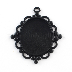 Tibetischen Stil Eulenlegierungsanhänger Emaille Strass cabochon Fassungen PALLOY-Q304-53-NR