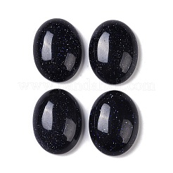 Synthetischen blau Aventurin cabochons G-B080-01A-30