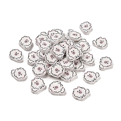 Handgemachter Ton-Cabochon CLAY-B005-06