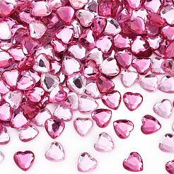 200pcs 2 Farben Nachahmung Taiwan Acryl Strass Cabochons GACR-YW0001-06