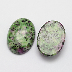 Natürlicher Rubin in Zoisit cabochons X-G-D860-A05