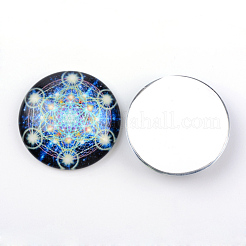 Glas cabochons X-GGLA-L012-12mm-03