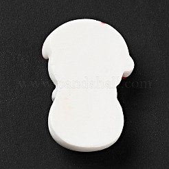 Undurchsichtige Cabochons aus weihnachtlichem Harz RESI-G039-09