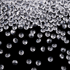 1000 Stück Acryl-Strass-Cabochons mit spitzer Rückseite GACR-SP0001-04B