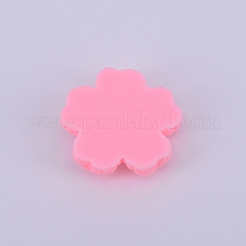 Undurchsichtiges mattiertes Harz Cabochon RESI-WH0009-30