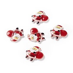 Weihnachtliche Cabochons aus undurchsichtigem Harz CRES-P022-13