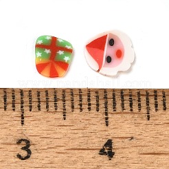 Weihnachten Thema handgemachte Fimo Cabochons CLAY-Q004-27A