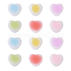 60 Stück 6 Farben Harz Cabochons Zubehör RESI-YS0001-06