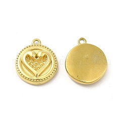 Ionenplattierung (IP) 304 Edelstahl Anhänger Strass-Einstellungen STAS-F284-29G