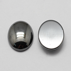 Unmagnetische synthetischen Hämatit cabochons X-G-P162-04-13x18mm