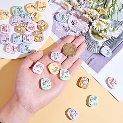 30 stücke spielkonsole schleim opak harz cabochons flatback cartoon spiel schleim harz charms bunte cartoon verschönerung cabochon für diy handwerk scrapbooking telefonhülle dekor JX286A
