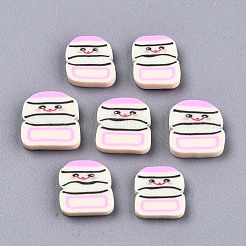 Handgemachter Ton-Cabochon CLAY-T016-29