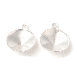 Ionenplattierung (IP) 304 Edelstahl Anhänger spitze Rückseite Strass-Einstellungen STAS-U025-05C-S