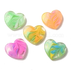 Decoden-Cabochons aus transparentem Harz mit Farbverlauf RESI-D008-06A