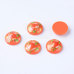 Gedruckte Harz Cabochons CRES-T002-25mm-04