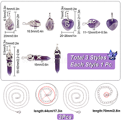Набор для изготовления ожерелья из драгоценных камней своими руками&nbsp;DIY-SC0019-15