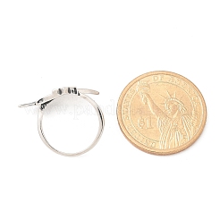 Offene Manschettenringe aus Sterlingsilber für Damen RJEW-R008-01AS-01