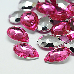 Nachahmung taiwan Acryl Strass Cabochons GACR-A017-13x18mm-M