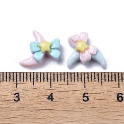 Undurchsichtige süße Decoden-Cabochons aus Harz RESI-B024-03G