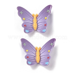 Insektenmotiv undurchsichtige Decoden-Cabochons aus Kunstharz RESI-M044-02A