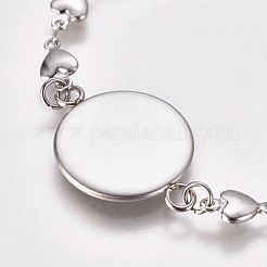 Herstellung von Armbändern aus Edelstahl 304 STAS-WH0014-26P