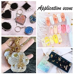 4 Stil-Cabochons aus Legierung FIND-PH0006-93