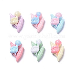 Undurchsichtige süße Decoden-Cabochons aus Harz RESI-B024-03M