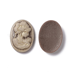 Kameen Cabochons aus undurchsichtigem Harz X-RESI-C016-01A