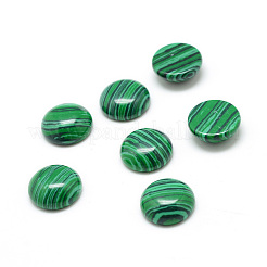 Synthetische Malachit-Edelstein-Cabochons G-T020-18mm-24