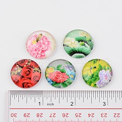 Glas cabochons GGLA-JP0003-15