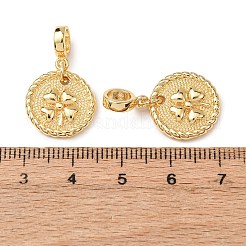 Латунные европейские подвески с подвесками&nbsp;KK-H278-01G-04