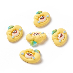 Undurchsichtigen Cabochons RESI-G036-E02