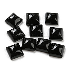 Cabochons aus natürlichem schwarzem Onyx G-P513-03A-01