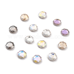K9 facettierte Glas Strass Cabochons GLAA-H106-F01-M