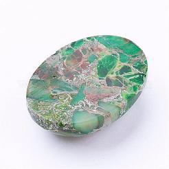 Synthetischer Regalit / imperialer Jaspis / Seesediment-Jaspis-Cabochons G-E377-01A