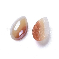 Undurchsichtige Glascabochons GGLA-S038-01C