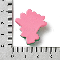 Deko-Cabochons aus undurchsichtigem Harz mit Frühlingsthema RESI-C045-04D