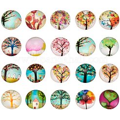 Glas cabochons GGLA-PH0004-23